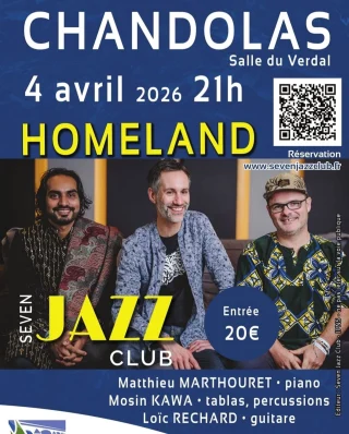 Ce samedi 4 avril à Chandolas (Ardèche) avec @mosinkhankawa et @loicrechard au SEVEN JAZZ-CLUB !